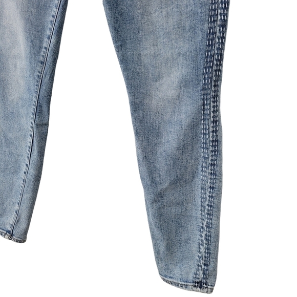 Gap High Rise Denim Jeggings Regular Wedgie Side Stitched Stretchy Skinny Jeans - Picture 5 of 9
